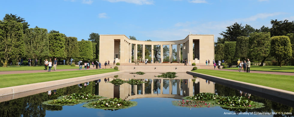 American cemetery of Colleville-sur-Mer 