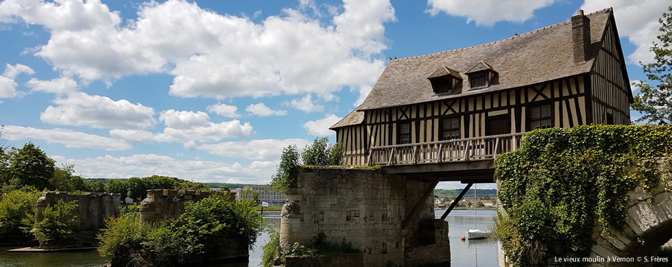 Le vieux moulin à Vernon