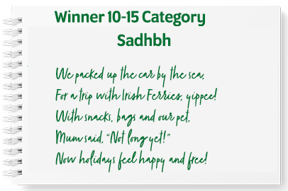 Age 10 to 15 category winner
