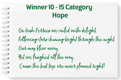 Age 10 to 15 category winner