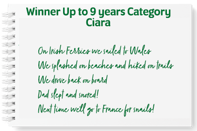 Up to Age 9 winner