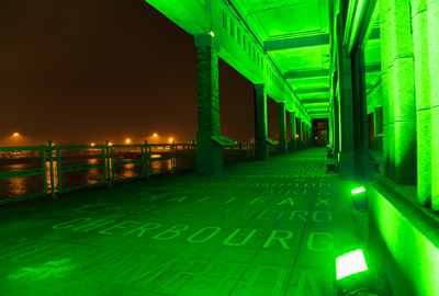 Cherbourg turns green for St Patricks Day