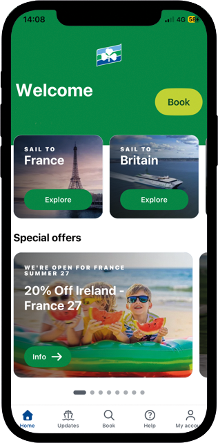 Irish Ferries app